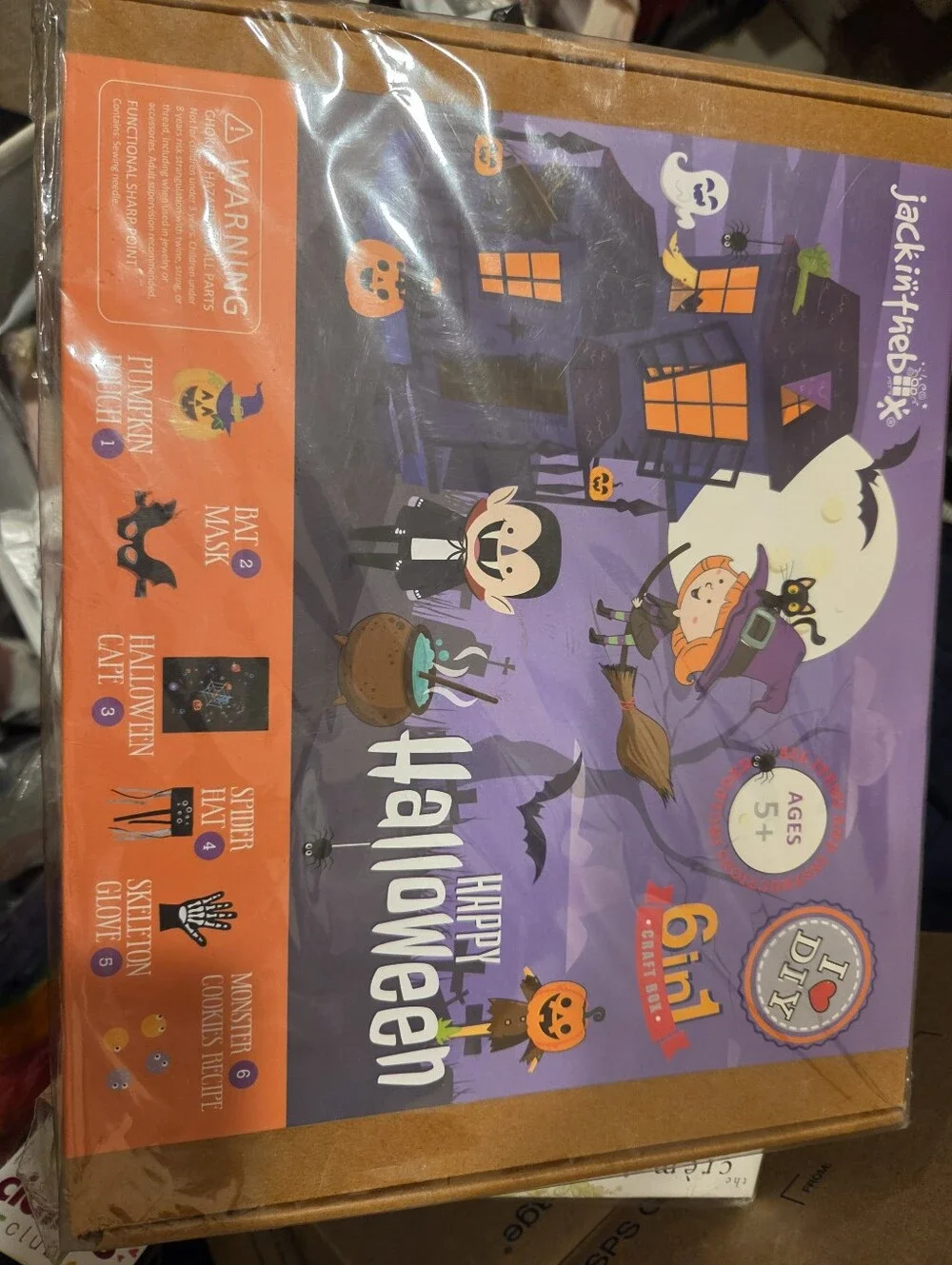 Six and one craft box halloween d I y